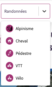 Activity Icon on filter list
